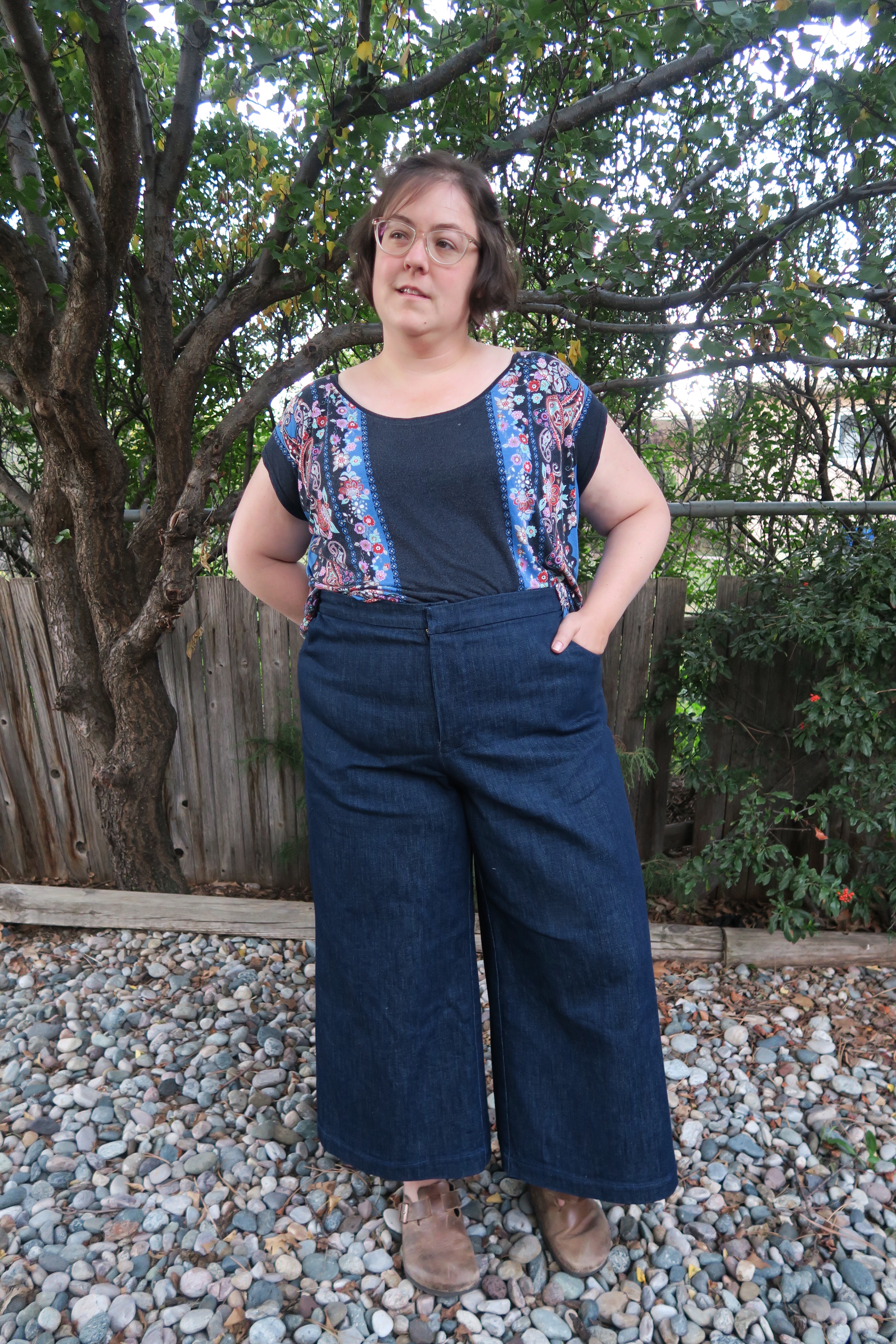 In the Folds for Peppermint Magazine Wide Leg Pants – The Green Violet